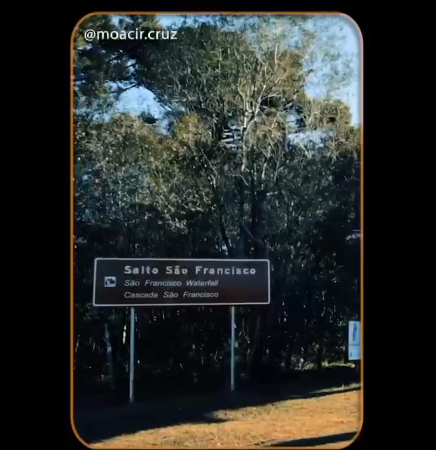 As belezas do Salto São Francisco, vistas pelo lado de Guarapuava: VEJA O VÍDEO!